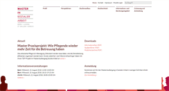 Desktop Screenshot of masterinsozialerarbeit.ch